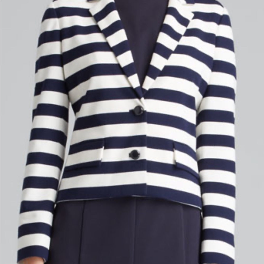 NWT Tory Burch sailor/stripe jacket L